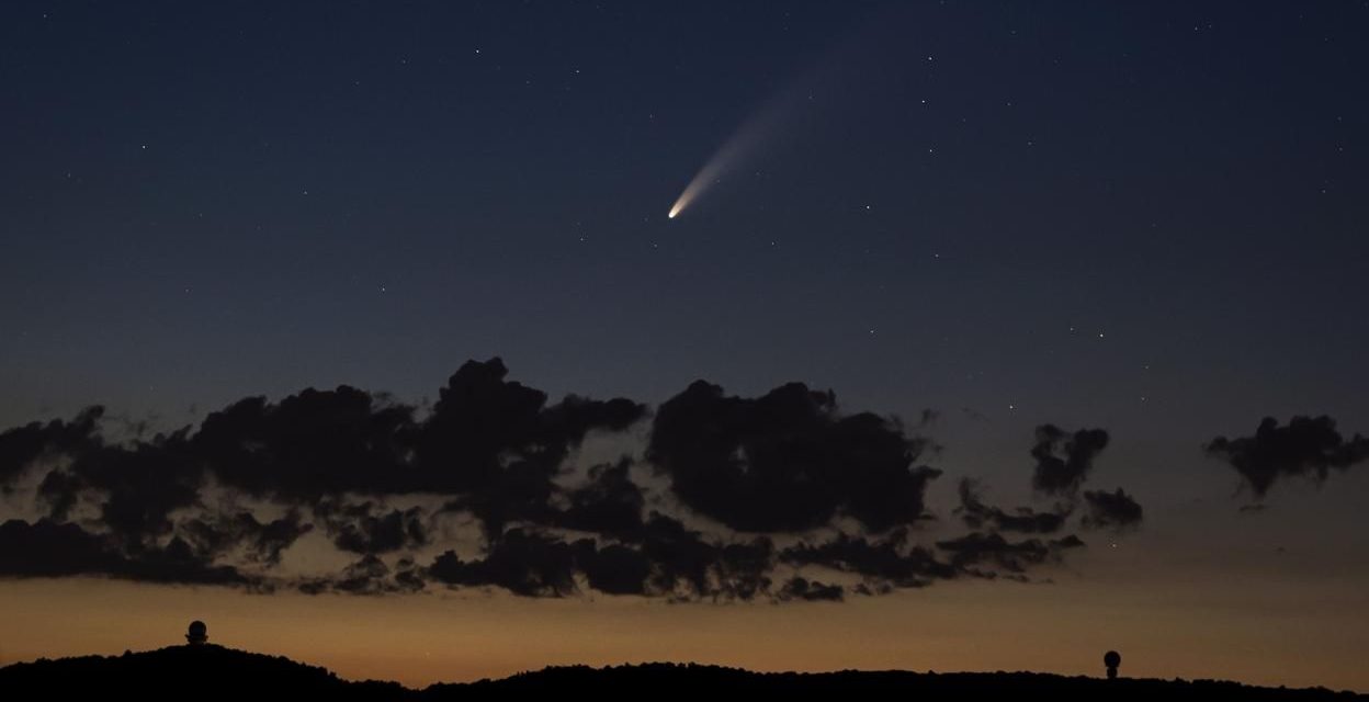 Cometa ‘diablo’ explotó y se dirige a la tierra