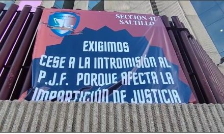 Continúa paro en el Poder Judicial Federal en Saltillo