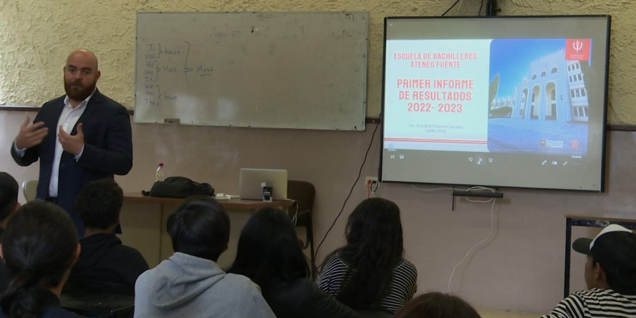 Josué Garza rinde primer informe como director del Ateneo Fuente