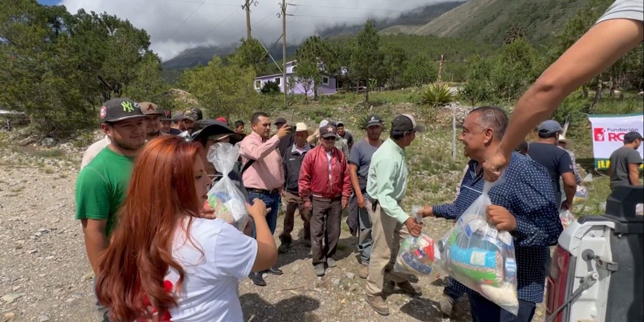 Fundación RCG y UNTA llegan al Cañón de Arteaga con programa alimentario.