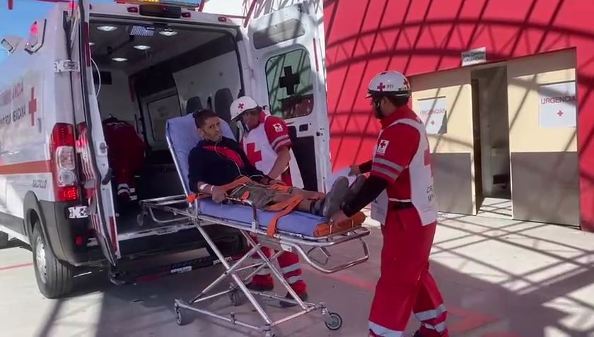Saltillo: Le cae una roca encima y termina con fractura en las costillas