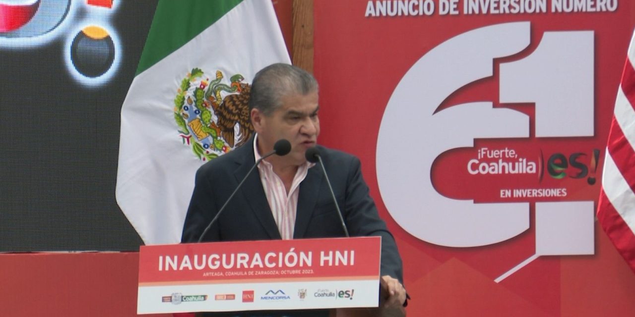 Ya son 61 inversiones este año en Coahuila