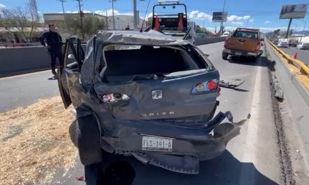 Una mujer lesionada terminó lesionada tras accidente en Ramos Arizpe