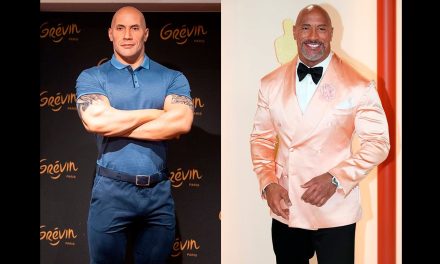 Dwayne Johnson, ‘La Roca’, protagoniza polémica por tono de piel de su figura de cera en París
