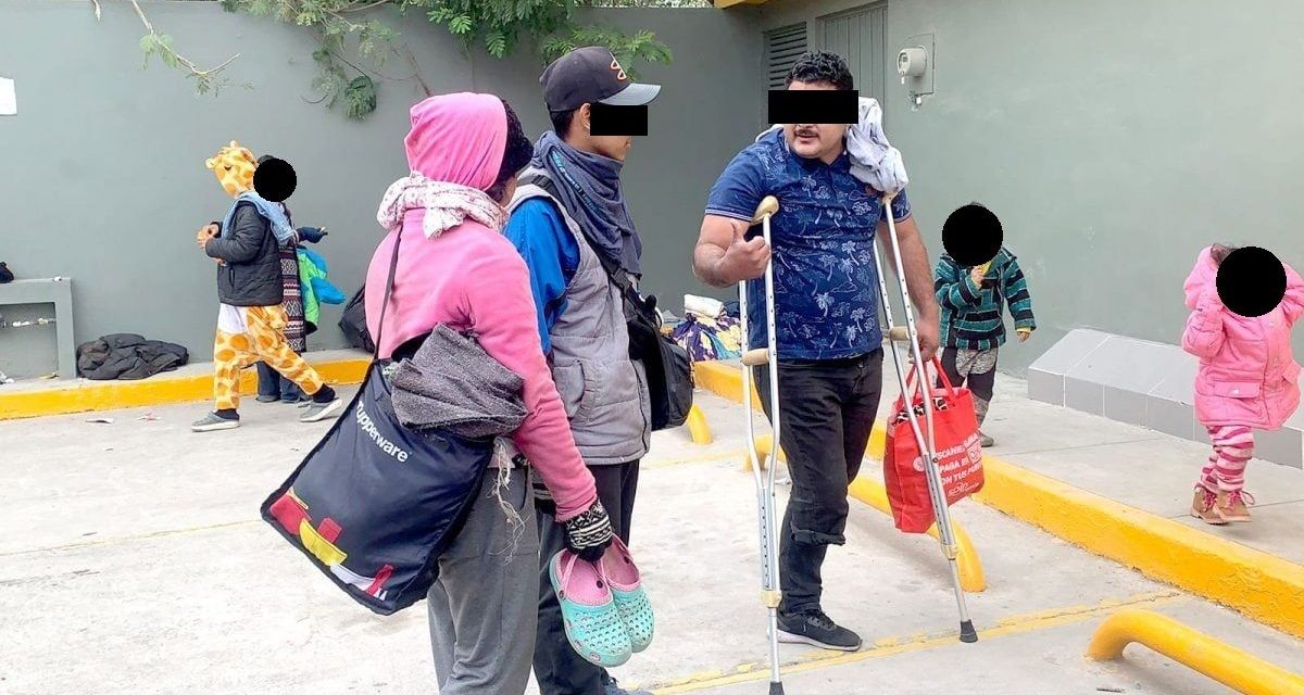 Llega caravana migrante a Sabinas