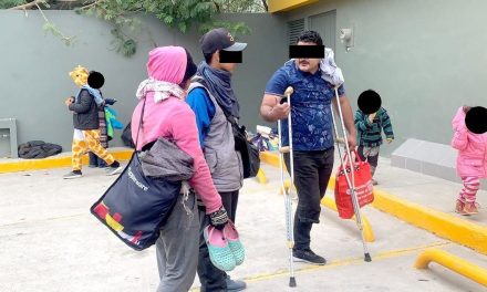 Llega caravana migrante a Sabinas