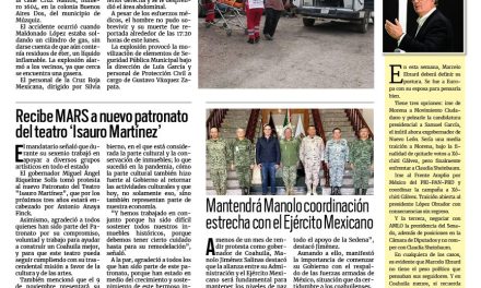 Portada RCG Carbonífera [7 de noviembre de 2023] Muere mecánico tras explosión de cilindro de gas; Implementarán operativos en bancos por entrega de aguinaldos y más…