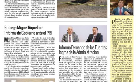 Portada RCG Carbonífera [11 de noviembre de 2023] Identifican cuerpo de mujer que fue encontrada muerta en Sabinas; inauguran nueva farmacia en Sabinas y más…