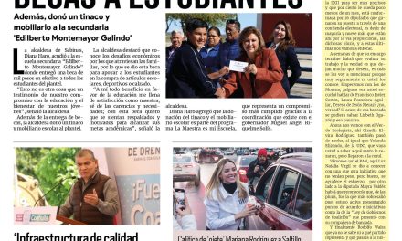 Portada RCG Carbonífera [24 de noviembre de 2023] Entrega Diana Haro becas a estudiantes; alerta en la Carbonífera por el frío y más…