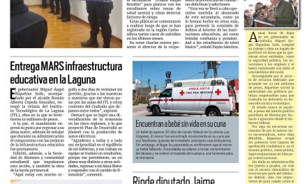 Portada RCG Carbonífera [29 de noviembre de 2023] Policías ofrecen pláticas para prevenir suicidios; concluye programa Cambiando Vidas y más…