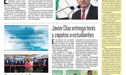 Portada RCG Fronteriza [9 de noviembre de 2023] Presenta hoy MARS Sexto Informe de Gobierno; entrega Acuña acceso a bachillerato y más…