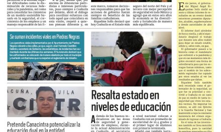 Portada RCG Fronteriza [10 de noviembre de 2023] Presenta MARS logros de seis años de Gobierno; invitan a clínicas de Crossfit y más…
