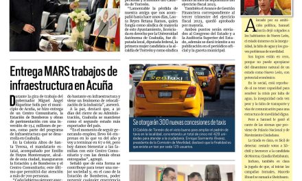 Portada RCG Laguna [ 01 de noviembre de 2023] Despiden con homenaje a Laura Reyes; certifican a trabajadores de Bomberos en manejo de serpientes y más…