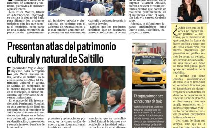 Portada RCG Lagunera [17 de noviembre de 2023] Promocionan a Torreón como destino turístico en Aguascalientes; usuarias del DIF Torreón aprenden sobre finanzas personales y más…