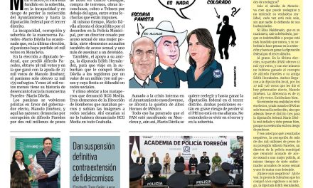 Portada RCG Lagunera [28 de noviembre de 2023] El PAN está fundido en Monclova; inauguran ruta aérea Torreón-Monterrey-Torreón y más…