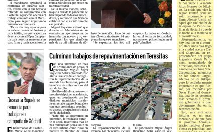 Portada RCG Media [25 de noviembre de 2023] MARS inaugura nueva tienda de autoservicio en Coahuila; se presentará OFD con compañía de ópera y más…