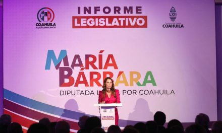 Presenta María Bárbara Cepeda informe legislativo y de gestión