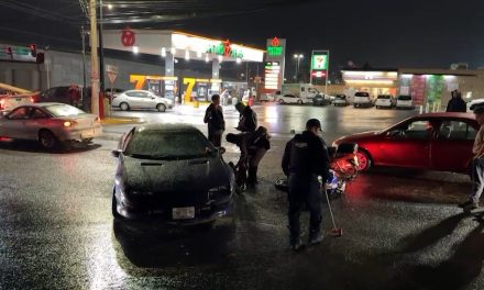Avorazado motociclista se accidenta en Saltillo