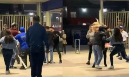 Video: Mujer golpea a una joven con un bate cervecero en estadio de los Sultanes