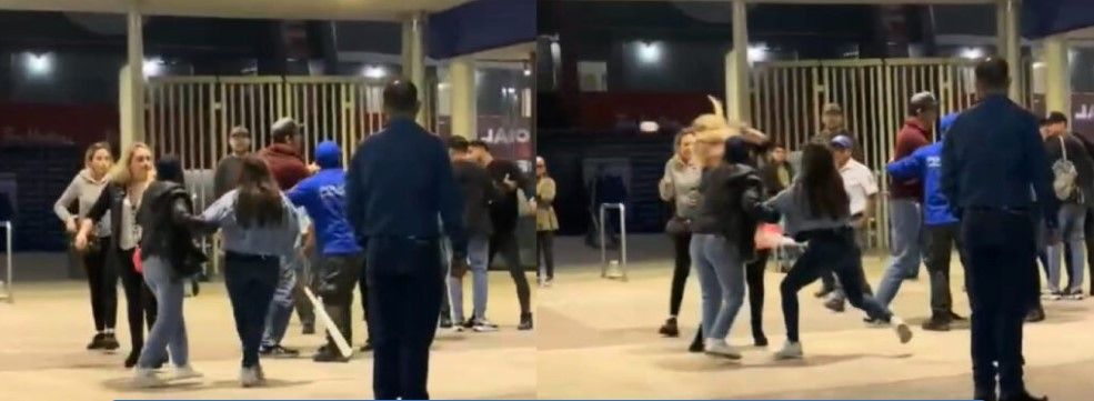 Video: Mujer golpea a una joven con un bate cervecero en estadio de los Sultanes