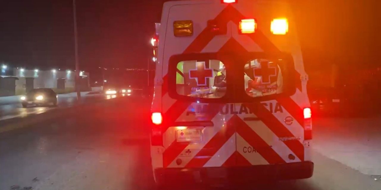 Derrapa y se rompe la pierna en Saltillo