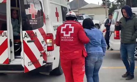Tres mujeres lesionadas en accidente en el centro de Saltillo