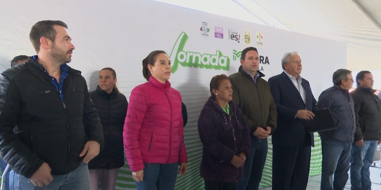 Vecinos de la colonia San Lorenzo reciben la Jornada Mejora