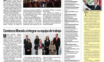 Portada RCG Fronteriza [3 de diciembre de 2023] Enciende Manolo ‘Villamagia’ en las cinco regiones; Capacitan a maestros de Acuña con sistema Prodep y más…