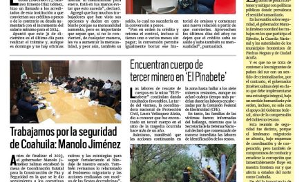 Portada RCG Fronteriza [30 de diciembre de 2023] Concluye plazo para convertir deuda de INFONAVIT; analizan estrategias para atención de la migración y más…