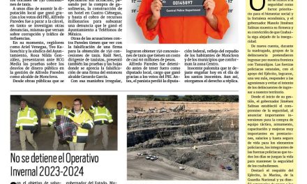 Portada RCG Lagunera [28 de diciembre de 2023] A la cárcel Alfredo Paredes; dan mantenimiento a los bosques de Torreón y más…