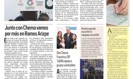 Portada RCG Media [8 de diciembre de 2023] Vamos pa’ delante con grandes obras: Manolo; Junto con Chema vamos por más en Ramos Arizpe y más…