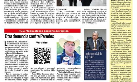 Portada RCG Media [19 de diciembre de 2023] Conoce la información que te presenta RCG Media en su portada; otra denuncia contra Paredes y más…