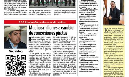 Portada RCG Centro [13 de diciembre de 2023] Fortalece Manolo Jiménez a su equipo de trabajo; reconectan energía eléctrica a AHMSA y más…
