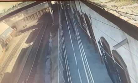 Se descarrilan vagones del ferrocarril  en Saltillo