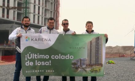 Distrito Karena realiza su ultimo colado de losa