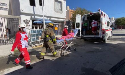 Flamazo deja a una mujer con quemaduras en Saltillo