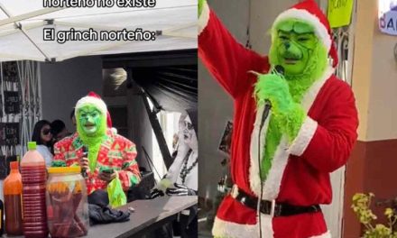 Grinch michoacano conquista corazones en Tik Tok con su talento y humor