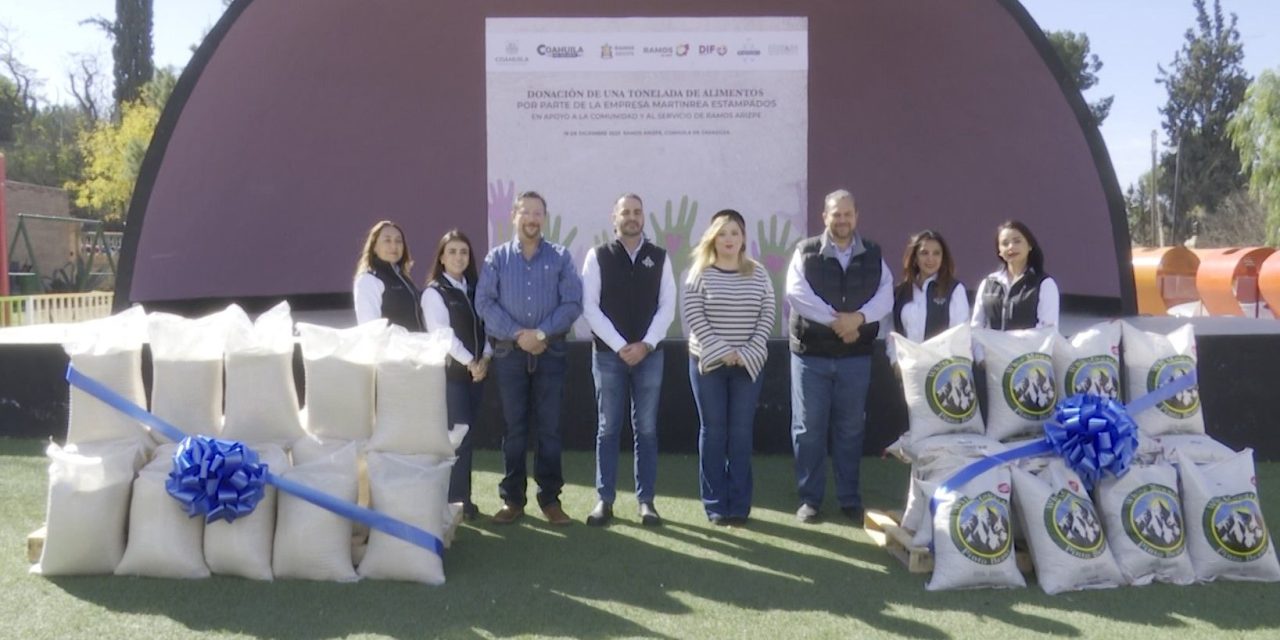 Recibe DIF Ramos Arizpe donativo
