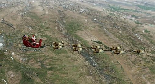 Santa ya comenzó a repartir los regalos