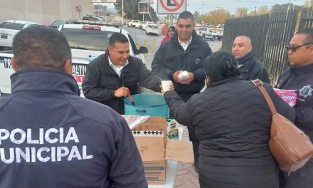 Tránsito municipal brinda apoyo con pan y café a familiares de pacientes de los hospitales Genera y Materno-Infantil