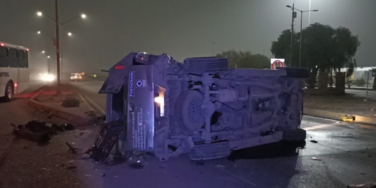 Saltillo: Choca, vuela y vuelca borracho; protagonizó violento accidente