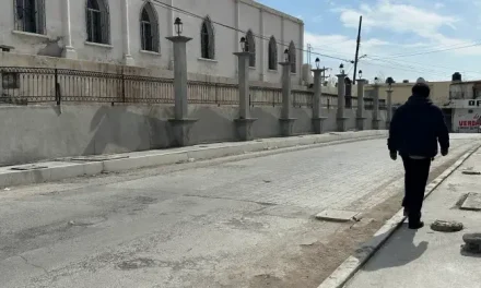 Continúan trabajos en el Centro Histórico de Monclova
