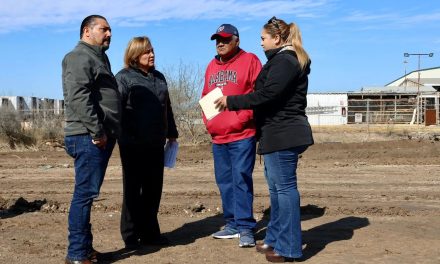 Supervisa Diana Haro obras en áreas deportivas