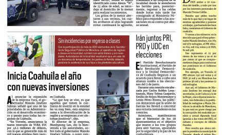 Portada RCG Centro [10 de enero de 2024] Frustran intento de agresión contra menor; sube el precio del pasaporte y más…