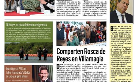 Portada RCG Fronteriza [7 de enero de 2024] Trabajan para que Acuña sea la frontera más segura; ‘Seguiremos generando condiciones para que lleguen más inversiones’ y más…