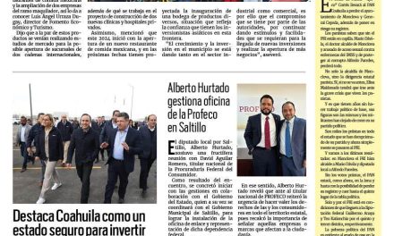 Portada RCG Fronteriza [22 de enero de 2024] Espera Acuña más inversiones para este 2024;reconocen labor ambiental de cuadrillas de ecología y más…