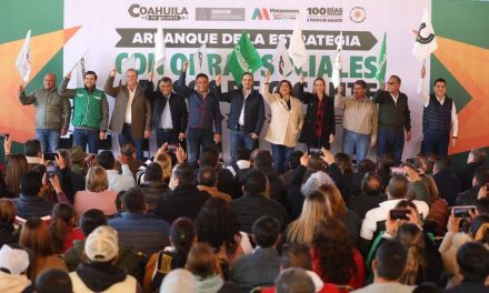 Avanzamos a pasos de gigante con obras sociales: Manolo Jiménez