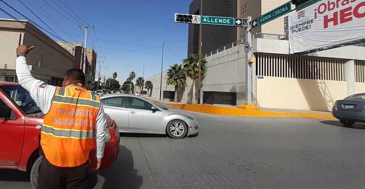 Agentes de Vialidad vigilan funcionamiento de semáforos