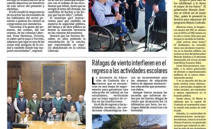 Portada RCG Lagunera [09 de enero de 2024] Preside alcalde primer brigada del año en Torreón; agentes de Vialidad vigilan funcionamiento de semáforos y más…