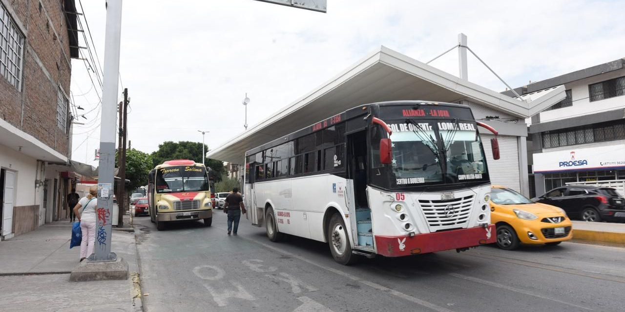 Supervisan transporte público en Torreón